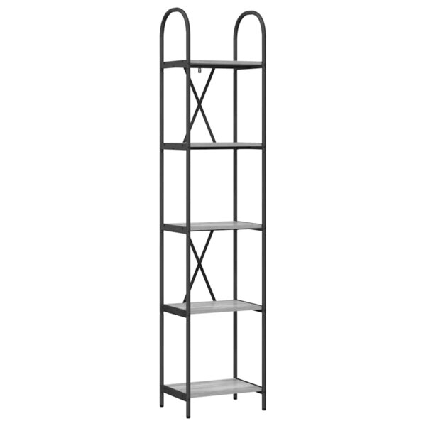 vidaXL Étagère Gris Sonoma 40 x 30 x 183 cm Bois d'ingénierie