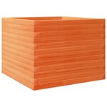 vidaXL Jardinière cire marron 60x60x45 5 cm bois de pin massif