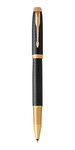 PARKER IM Premium Stylo roller  Noir  Recharge noire pointe fine  Coffret cadeau