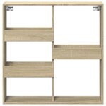 vidaXL Armoire murale chêne sonoma 80x15x80 cm bois d'ingénierie