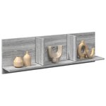 vidaXL Armoire murale 100x16 5x30 cm sonoma gris bois d'ingénierie