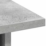 vidaXL Table de chevet Gris béton 41 x 40 x 45 cm Bois d'ingénierie