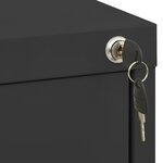 vidaXL Classeur Anthracite 46x62x102 5 cm Acier