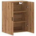 vidaXL Armoire murale chêne artisanal 69 5x34x90 cm