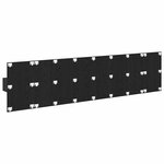 vidaXL Tête de lit avec armoire 3 Pièces Chêne noir Bois d'ingénierie