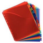 Jeu intercalaires polypropylène personnalisable A4 12 touches