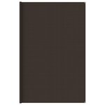 vidaXL Tapis de tente 400x400 cm Marron