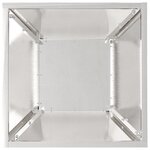 vidaXL Jardinières en bol 5 Pièces 35x35x15 cm en inox