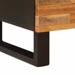 vidaXL Cabinet de chevet 2 Pièces Marron 40 x 33 x 46 cm