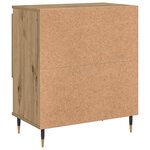 vidaXL Buffets 3 Pièces chêne artisanal 180 x 35 x 70 cm