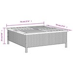 vidaXL Couvercle de base de parasol beige 70x70x25 cm