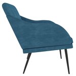 Banc banquette 110 x 76 x 80 cm velours bleu 02_0010631