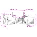 vidaXL Ensemble de canapés d'extérieur 4 pc Naturel et Beige