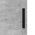 vidaXL Ensemble de mobilier de salle de bain 3 Pièces Gris béton