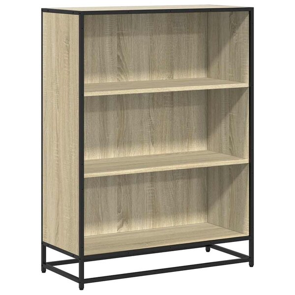 vidaXL Bibliothèque chêne sonoma 80 5x35x107 5 cm bois d'ingénierie
