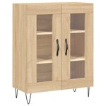 vidaXL Buffet chêne sonoma 69 5x34x90 cm bois d'ingénierie