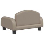 vidaXL Canapé pour enfants cappuccino 50x40x30 cm similicuir