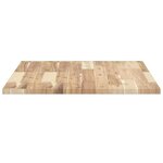vidaXL Dessus de bureau non traité 80x60x2 cm bois d'acacia massif