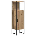 vidaXL Ensemble de mobilier de salle de bain 4 Pièces chêne artisanal
