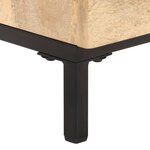 vidaXL Table de chevet 40x30x51 cm Bois de manguier solide