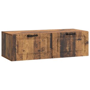 vidaXL Meuble TV mural Bois ancien 98 x 41 x 30 cm Bois d'ingénierie