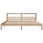 vidaXL Cadre de lit avec tête de lit sans matelas 180x200 cm