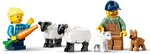 LEGO City - Tracteur Agricole Rouge avec Remorque et Moutons - Set de Construction 60461 pour Enfants