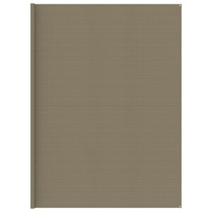 vidaXL Tapis de tente 400x600 cm Taupe