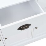 vidaXL Buffet avec 3 portes MDF et Bois de pin 105x35x77 5 cm