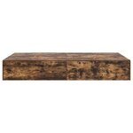 vidaXL Cadre de lit Chêne fumé 190 x 120 x 31 5 cm Bois d'ingénierie