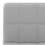 vidaXL Tabourets de bar lot de 2 gris clair velours