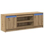 vidaXL Unites TV Marron 139 5 x 34 x 50 cm Bois d'ingénierie