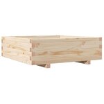 vidaXL Jardinière 80x80x26 5 cm bois de pin massif