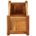 vidaXL Lit surélevé de jardin Bois d'acacia 76x27 6x25 cm