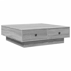 vidaXL Table basse Sonoma gris 90x90x28 cm Bois d'ingénierie