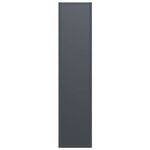 vidaXL Portant de bois chauffage anthracite 50x23x100 cm