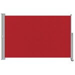 vidaXL Auvent latéral rétractable de patio 160x300 cm Rouge