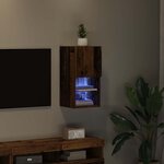 vidaXL Meuble TV mural Bois Ancien 30 5 x 30 x 60 cm Bois d'ingénierie