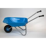 Rolly Toys 271764 - Brouette pour enfant en métal bleu-argenté