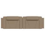 vidaXL Coussin de tête de lit Viana cappuccino 180 cm similicuir