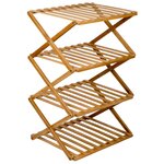Bo-Camp Placard de camping pliable Fitzroy Bambou