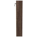 vidaXL Armoire à vitrine chêne marron 100x8 5x50 cm bois d'ingénierie