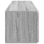 vidaXL Meuble TV mural 98 x 31 x 30 cm Sonoma gris Bois d'ingénierie