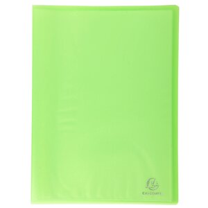 Protège-documents En Polypropylène Semi Rigide Chromaline 80 Vues - A4 - Vert - X 12 - Exacompta