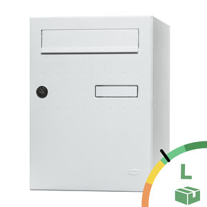 Boite à colis Eclipse 1 porte blanc mat RAL 9016 M