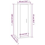 vidaXL Ensemble de meubles TV 2 Pièces Chêne marron Bois d'ingénierie