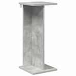 vidaXL Support de Plante Gris béton 25 x 25 5 x 60 5 cm