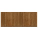 vidaXL Tapis rectangulaire marron 80x200 cm bambou