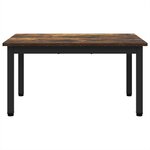vidaXL Table basse Chêne Fumé 70 x 50 x 36 cm Bois d'ingénierie