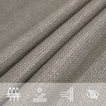 vidaXL Voile d'ombrage 160 g/m² rectangulaire gris clair 2x3 m PEHD